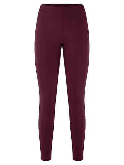 Enkellange jersey broek pasvorm Sylvia Van Peter Hahn rood