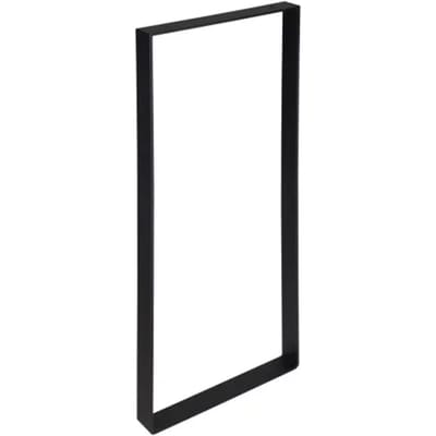 Duraline Tafelpoot Plat Staal Mat Zwart 4x38,5x71cm