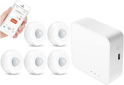 Draadloos Alarmsysteem - Smart Home Beveiliging - Huis Beveiligen - Tuya Wifi Zigbee Bluetooth - 1 Stuk - Grijs