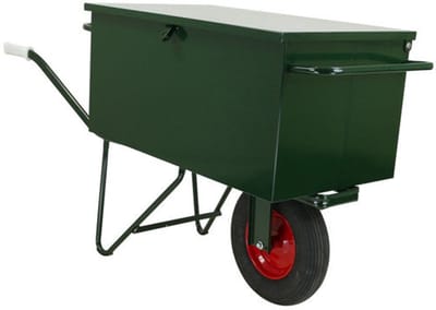 Fort Fort Kistkruiwagen ST2 180 liter afsluitbaar met stalen bak