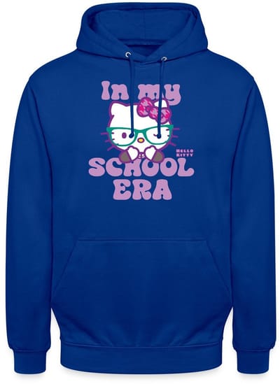 Hello Kitty Met Bril In My School Era Hoodie Unisex