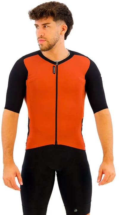 Assos Tactica T5 Korte Mouw Wielertrui Bruin M Man
