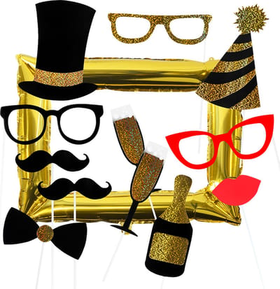 Boland - Set photo props Party time - Geen verkleedthema -