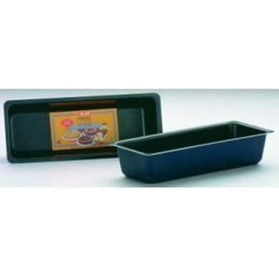 Moule à cake - Marque - Modèle - Aluminium anti-adhérent - Bleu - Passe au lave-vaisselle