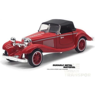 1: Modèle Voiture Classique Vintage en Alliage 32, Modèle Rigide 500K, Jouet Modèle à Ressort, Nouveau Modèle de Voiture