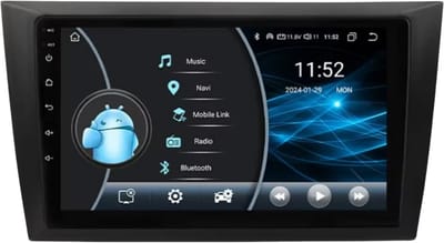 Autoradio met bluetooth - Carplay - Voor VW Volkswagen Golf 6 (2008-2016) - Geschikt voor Apple en Android - Stereo - Navigatie - Navigatiesysteem auto - 2GB 32GB