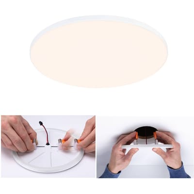 VariFit LED-inbouwpaneel Veluna Edge IP44 rond 200 mm 17W 1500lm 3000K Wit dimbaar