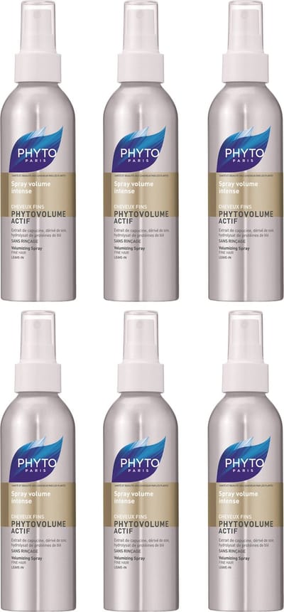 Phyto Paris Phytovolume Actif Volumizing Spray Fine Hair 50ml x 6