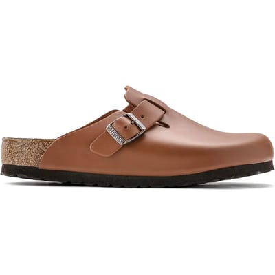 Natuurlijke lederen klompen Birkenstock Boston