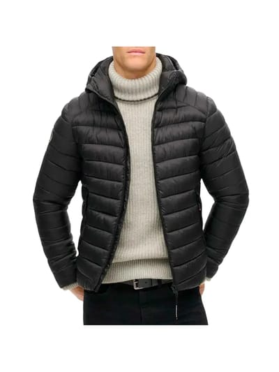 Superdry HOODED FUJI SPORT PADDED JKT Heren Jas - Maat 2XL