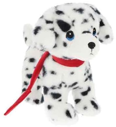 Keel Toys Puppy Love in lead Dalmatiër - 23 cm - Dieren knuffelbeesten