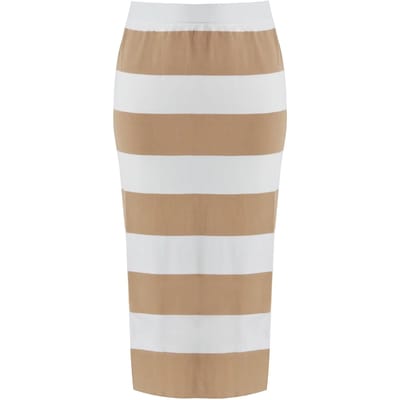 Midi Jersey Rok Dames Mat Fashion