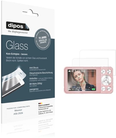 dipos – 2x Matte Pantserfolie geschikt voor Wevoor A56-2026 | 9H Screenprotector