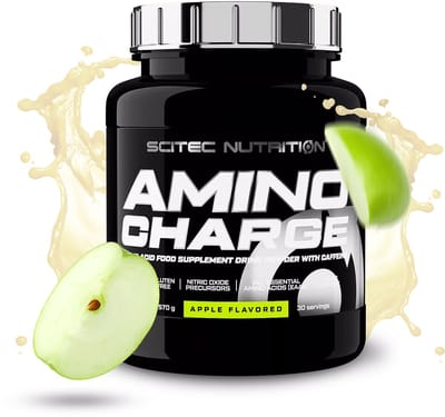 Scitec Nutrition® - Amino Charge (570 gram - Apple) - Appel - 30 doseringen - aminozuren - aminozuur - bcaa - l-isoleucine - l-leucine - l-valine - poeder