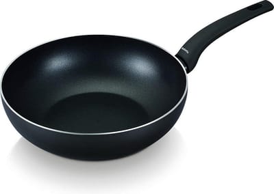 Brabantia Wokpan zwart met anti-aanbaaklaag - Ø 20 cm