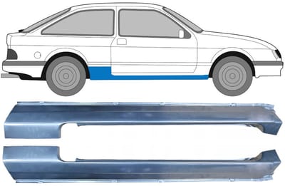 Volledige dorpel voor Ford Sierra 1982-1993 / Links + Rechts / Set