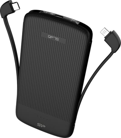 Powerbank - Powerbank 10000 mah - Powerbanks - QP75 - Zwart