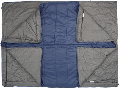 Exped Mega Sleep Duo 25 Mummie Slaapzak Grijs/Blauw L