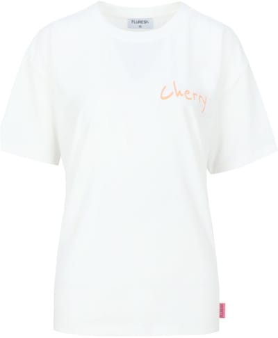 Fluresk T-shirt Danay T Shirt 26zqf12 Offwhite/saffron Orange Dames Maat - 38