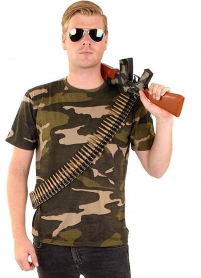 Leger & Oorlog Kostuum | Shirt Camouflage Print Soldaat Kostuum | XXL | Carnaval kostuum | Verkleedkleding