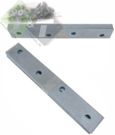 8x verbindingsplaat 100x15 mm - montagestrip - verstevigingsplaat - montagestrip - montageplaat - staalstrip