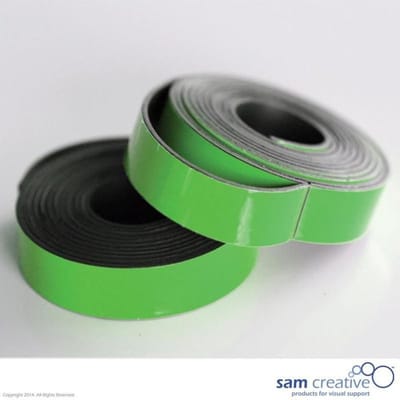 Sam Creative Magneetband 10mm - Whiteboard - Groen - 2 rollen