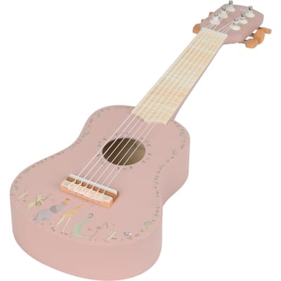 Little Dutch Houten gitaar - Roze FSC - Safari Friends