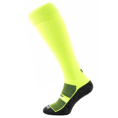 WeirdoSox sportsokken Fluor Geel, hockeysokken, voetbalsokken - Maat 36-40