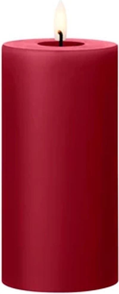 Ester & Erik Led Pillar kaars H15cm winter berry