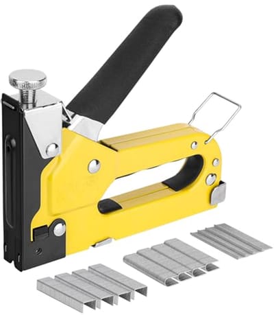 Heavy Duty 3-in-1 Nietpistool voor Hout, Stof en Meubels