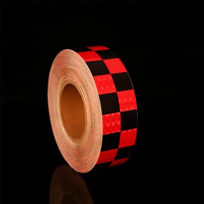 3 rollen reflecterende stickers 5 cm x 3 m waterdichte reflecterende veiligheidsmarkeringstape, reflecterende tape met hoge zichtbaarheid, geen residu reflecterende waarschuwingstape voor vrachtwagens, opleggers en auto's