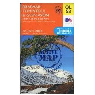 Braemar, Tomintoul & Glen Avon, Beinn A' Bhuird & Ben Avon - Ordnance Survey