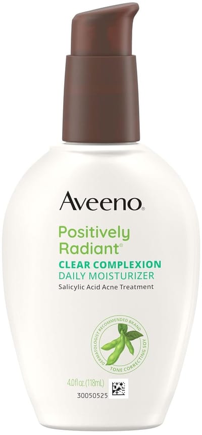 Aveeno - Positively Radiant – Clear Complexion Face Moisturizer – Acne Gezichtscrème – Hydraterende Dagcrème voor Onzuiverheden