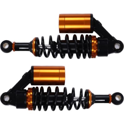 280mm Motorfiets Lucht Schokdemper Veilig Veerontwerp Universeel voor Scooter Crossmotor ATV black