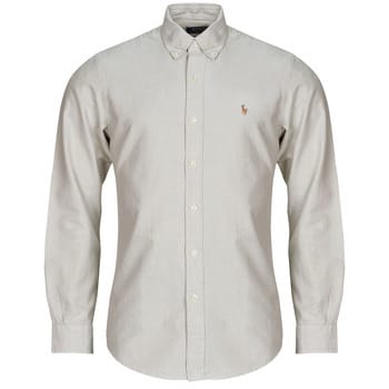 Overhemd Lange Mouw Polo Ralph Lauren CHEMISE COUPE DROITE EN OXFORD