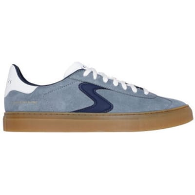 Skechers Arch Fit Legend Sneakers blauw Suede