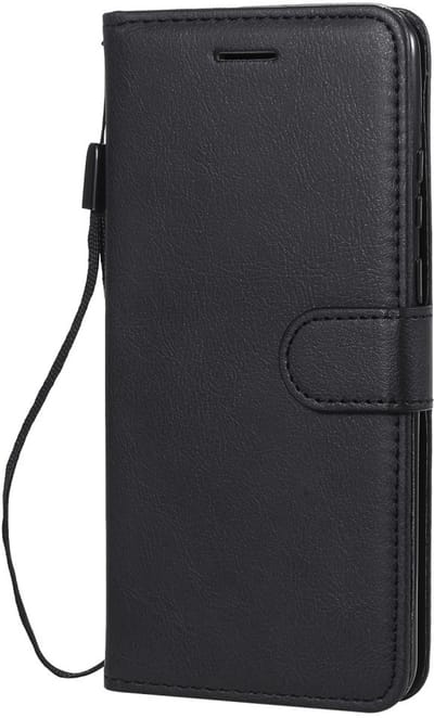 Coverup Hoesje - Geschikt voor Huawei P Smart (2020) Hoesje - Coverup Book Case - Zwart