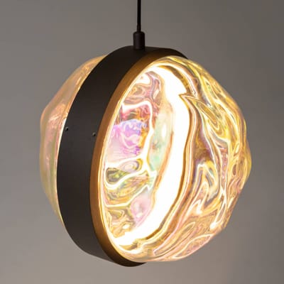 Maytoni LED hanglamp Misterio, zwart/multi, 1-lamp