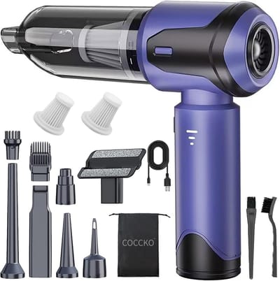 Krachtige Snoerloze Handstofzuiger 20000PA - Compact, Lichtgewicht, voor Auto & Huis
