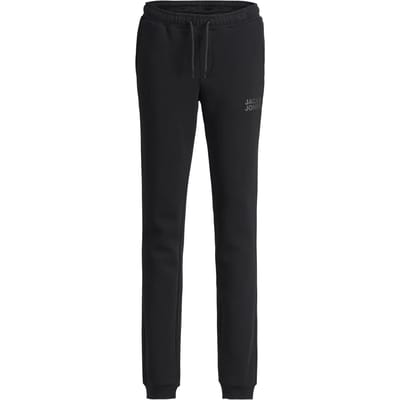 JACK&JONES JUNIOR JPSTGORDON JJNEWSOFT SWEAT PANT NOOS JNR Jongens Broek - Black Tonal - maat 128