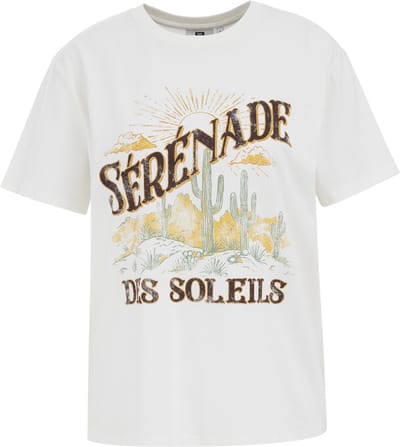 WE Fashion Dames T-shirt met print