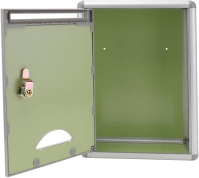 Wandmontage Brievenbus - Afsluitbare Opberger - Veilig Post Ontvangen - Aluminium Legering - 28.5 cm Lengte - Zilver