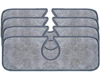 4 stuks - Kraanmat - Afvoermat - Gootsteenmat - kraan Absorberend mat - Keukenmat - Droogmat - Accessoires voor aanrecht - vezel - 38*13.5 cm - grijs - Diameter 6,5 cm