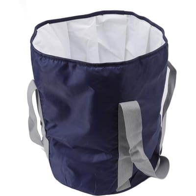 Opvouwbare Voetenbad Polyester Dubbele Laag Inklapbare Kampeeremmer met Opbergzak voor Buiten