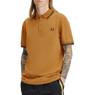 Polo Shirt Korte Mouw Fred Perry Twin Tipped Shirt