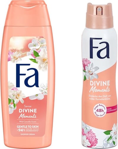 Divine Moments Set Douchegel 250 ml + Deodorant Spray 150 ml