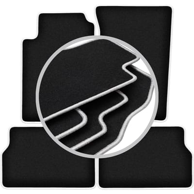 CARLUX-SILVER automatten voor: Kia Sorento I SUV (2003-2009)