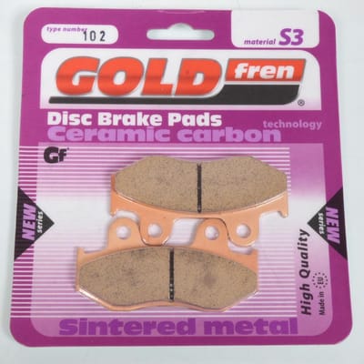 Plaquette de frein Gold Fren pour Moto Honda 125 CR 1986 AVG / RG Neuf