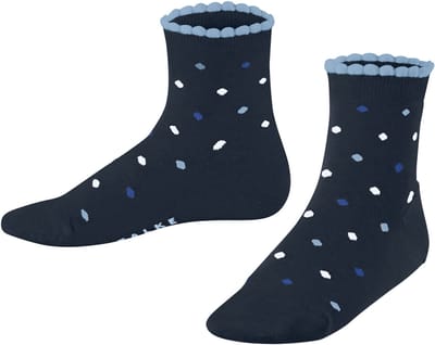 FALKE Multidot slijtvast huidvriendelijk katoen sokken kinderen blauw - maat 23-26