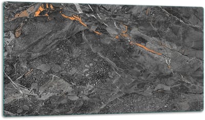 TMK ArtDeko - Snijplank - Glas - 52x30 cm - Marmer Zwart